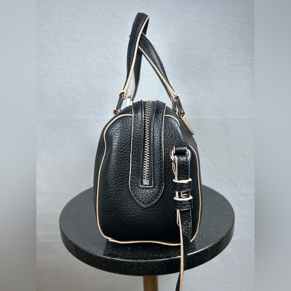 Lauren Ralph Lauren Black Mini Satchel - Rare Sample Development Piece - Picture 3 of 10